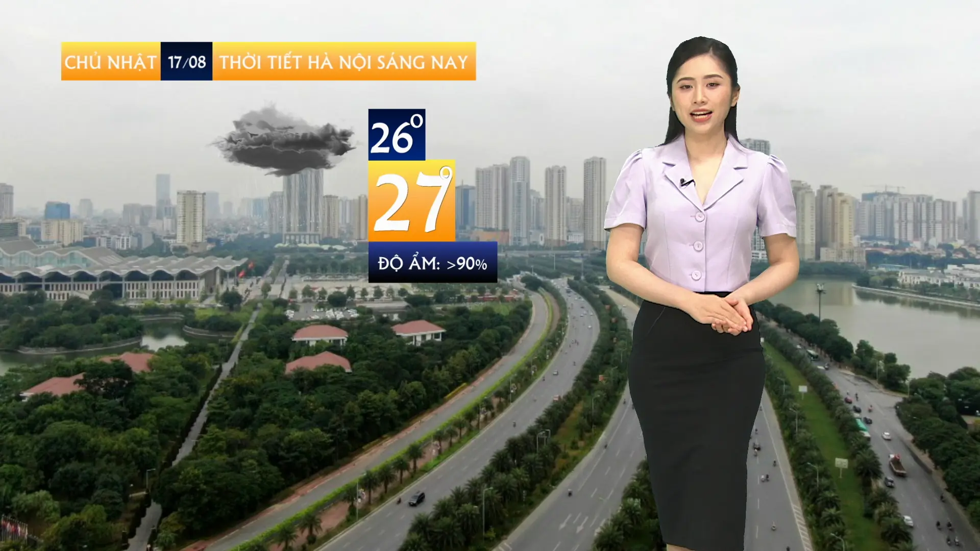 Dự báo thời tiết sáng | 17/08/2025